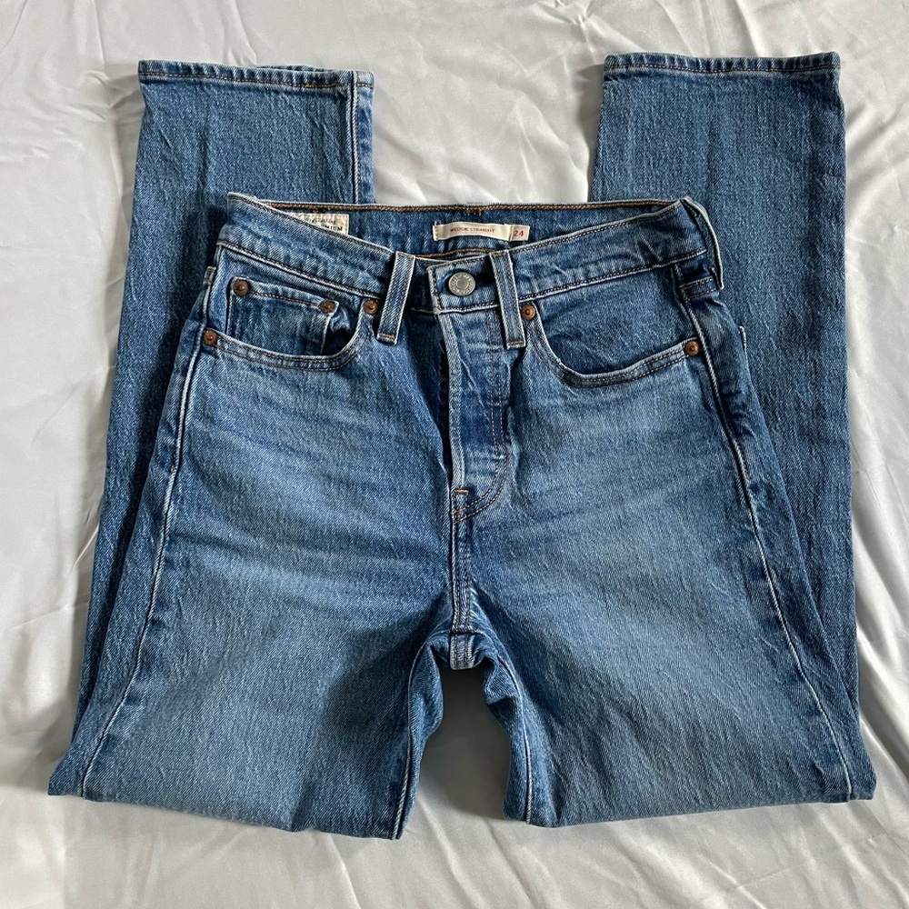 Levi’s Button Fly Wedgie Straight Jeans